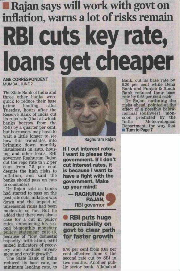 RBI Cuts Key Rate, Loans Get Cheaper