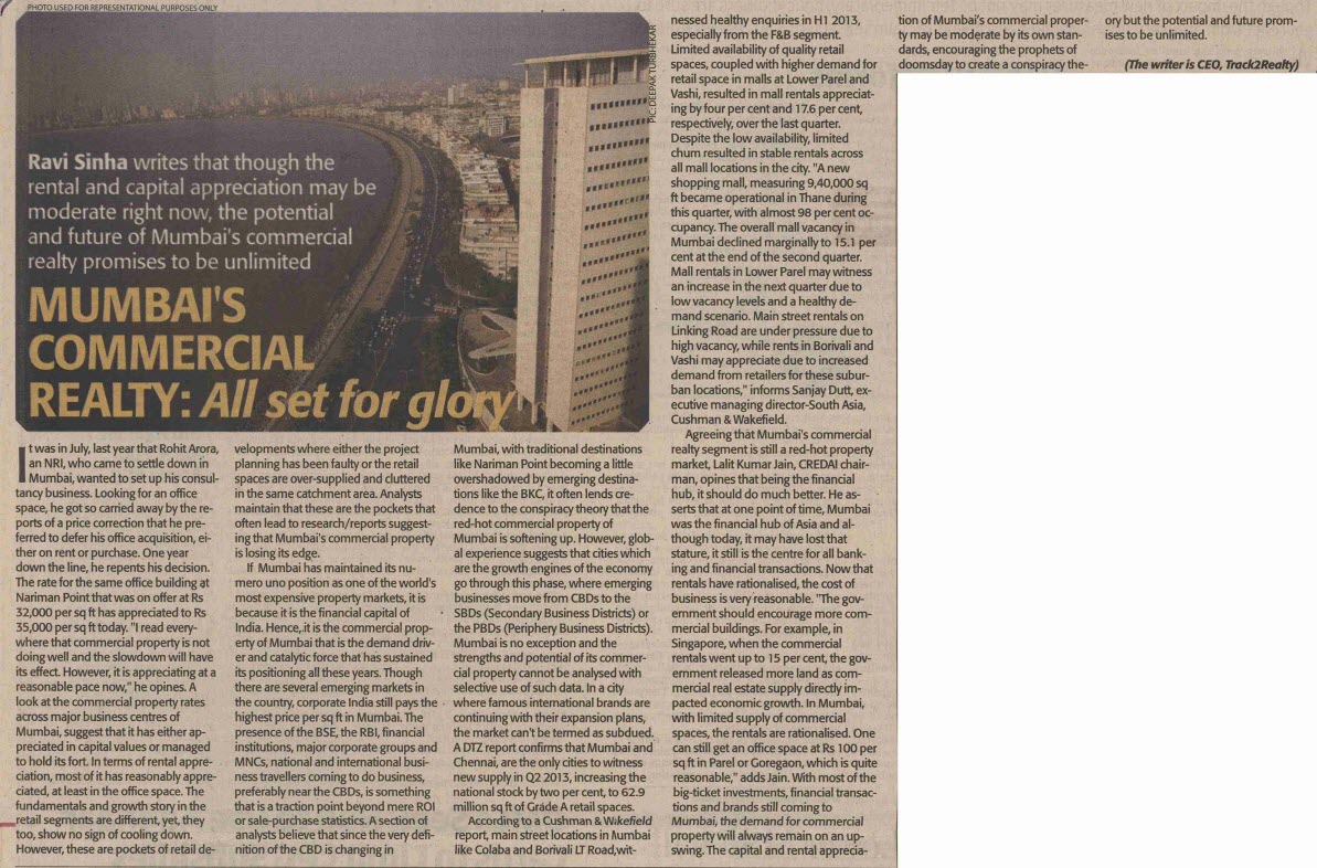 Mumbai's Commercial Realty: All set for glory