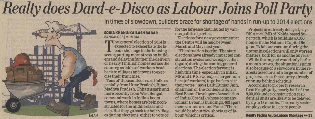 Realty does Dard-e-Disco as Labour Joins Poll Party