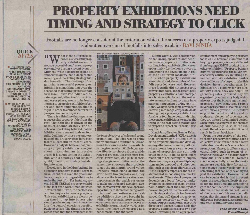 Property exhibitions need timing and strategy to click